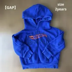 【GAP×Hot WHeeLs】トレーナー(フードあり) 2years/95cm