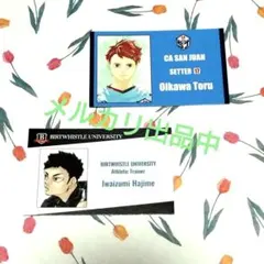 ハイキュー!!　FAN PARK　名刺カードコレクション　及川徹　岩泉一