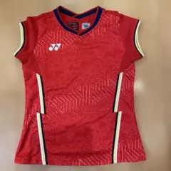 YONEX バドミントンユニフォーム シャツ Sサイズ赤