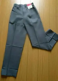 新品 5390円 レディース Mサイズ グレー パンツ ズボン スラックス 9号