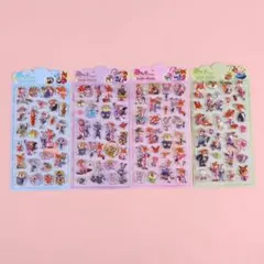 ズートピア　ぷっくりシール　立体シール　4枚セット