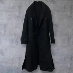 一点物⭐︎ ブラック ダブルブレスト ロングコート レディース コート