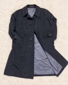 高島屋 Leo Lozzi メンズ ロングコート カシミヤ50% 毛100%