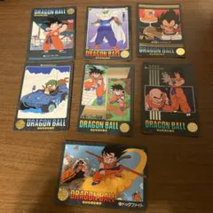 ドラゴンボール ビジュアルアドベンチャー カード 7枚セット 1991年