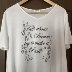 ALPHA CUBIC 白 AラインTシャツ LLのサムネイル