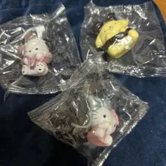 산리오 バレエリボンフィギュア ハローキティ 폼폼푸린 ポチャッコ