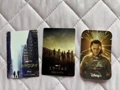 マーベル スタジオ カード 3枚セット ホークアイ エターナルズ ロキ
