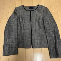 【美品】New Yorker ノーカラージャケット 13号