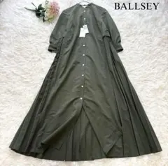 未使用品　ボールジィ　スパンブロード バックプリーツシャツワンピース　36