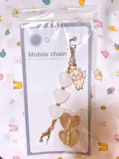 ★おしゃれキャット マリー スマートフォンチェーン★117 スマホ チャーム