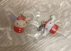 サンリオ　いちごめじるしアクセサリー　ウサハナ、シナモロール