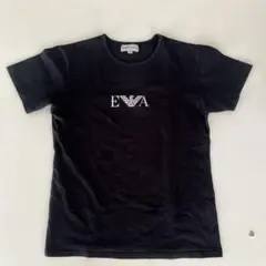 値下げしました！Emporio Armani ブラック Tシャツ ＸＬ