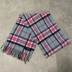 美品 GRETNA GREEN ラム ウール 100％ チェック マフラー 英国のサムネイル