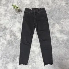 BIG JOHN ビッグジョン ヌードレッグ スキニー デニム 黒 ストレッチのサムネイル