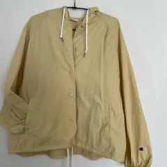 新品未使用品×Champion ×フード付き ×yellow×Lサイズ