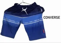 【美品】CONVERSE 水着 ストライプ ブルー 120cm