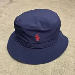 POLO RALPH LAUREN キッズ バケットハット 帽子 ネイビー