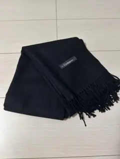 カシミヤ マフラー ブラック