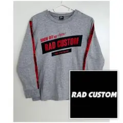 RAD CUSTOM 長袖カットソー グレー 130-140