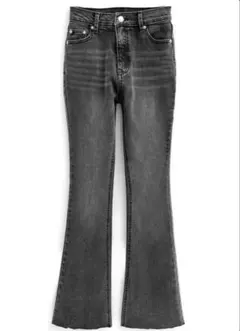 GRL ストレッチフレアデニムパンツ cu532 ブラック