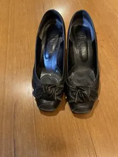 リボン パンプス