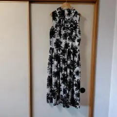 コムデギャルソ　COMME des GARCONS　花柄ノースリーブワンピース