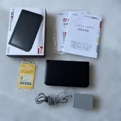 Nintendo 3DSLブラック本体（箱・SDカード等、純正ACアダプター付）