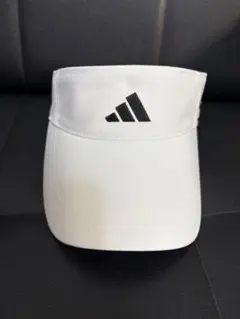 adidas ゴルフ　サンバイザー ホワイト