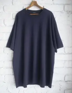 COMOLI 空紡天竺 半袖Tシャツ ネイビー コットン サイズ4