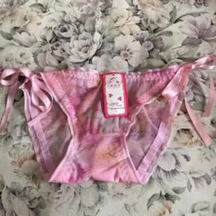 花柄ピンクメッシュショーツMサイズ新品