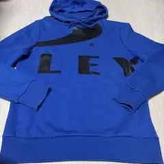 オークリー　フーディ　パーカー　スウェット　ロゴ　青　ブルー