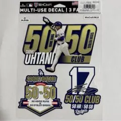 大谷翔平 ロサンゼルス・ドジャース 50-50 ステッカーセット