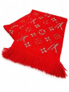 美品LOUIS VUITTON レッド マフラー 2026年最新】LOUIS VUITTON カラー：レッド系 レディース マフラーの