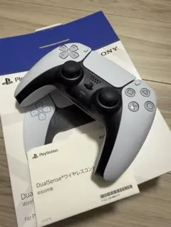 PS5 Dualsense ワイヤレスコントローラー ホワイト 使用2-3回美品