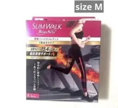 【新品】スリムウォーク燃焼フィットネスレギンス 燃焼シェイプレギンス　 Mサイズ