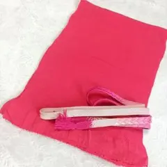 A9 帯揚げ 帯締めセット ピンク