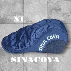미사용 등급 SINA COVA 퀼트 헌팅 모자 남성용 XL 네이비