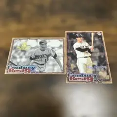 Century Best 9 張本勲 長嶋茂雄 2枚セット
