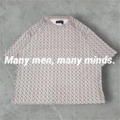 MISBHV モノグラム ロゴ 半袖 Tシャツ ベージュ Lサイズ ミスビヘイブ