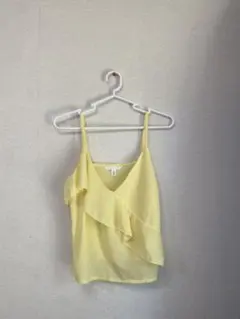 H&M フリルキャミソール イエローのサムネイル
