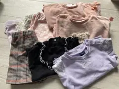 まとめ売り 90サイズ 秋冬 女の子 8点セット