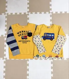 ホットビスケッツ♡ミキハウス　トレーナー　　　　　2点セット　110サイズ