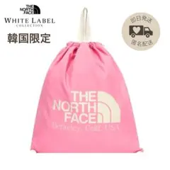 韓国限定✨ホワイトレーベル　ノースフェイス　リュック　ナップサック　ピンク