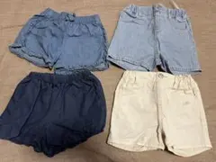 ハーフパンツ　半ズボン　短パン　90　100 ディズニー　ミッキー　バースデイ