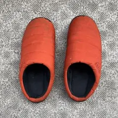 オレンジ ナイロン キルティングサンダルのサムネイル