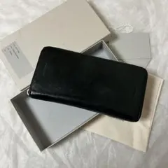 エンダースキーマ ロングジップパース ラウンドファスナー レザー メンズ 黒のサムネイル