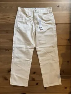 ユニクロ　ユー　スリムフィットストレートジーンズ　UNIQLO U ホワイト