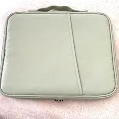 タブレットケース、iPad ケース、 スモーキーミントグリーン　収納