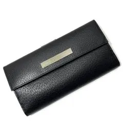美品 GUCCI グッチ 長財布 ブラック レザー 035 1408 2150