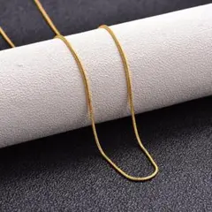 スネーク チェーン ネックレス ゴールド ステンレス シンプル 金属アレルギー